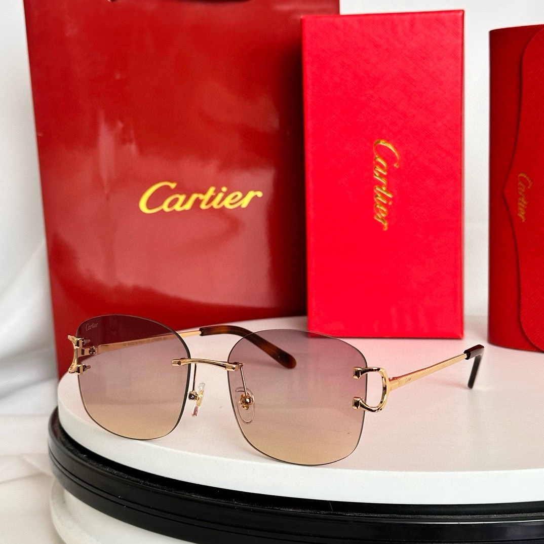 ‼️原版 Cartier 
MODELCT0032RS  
SAZE：52-19-145
