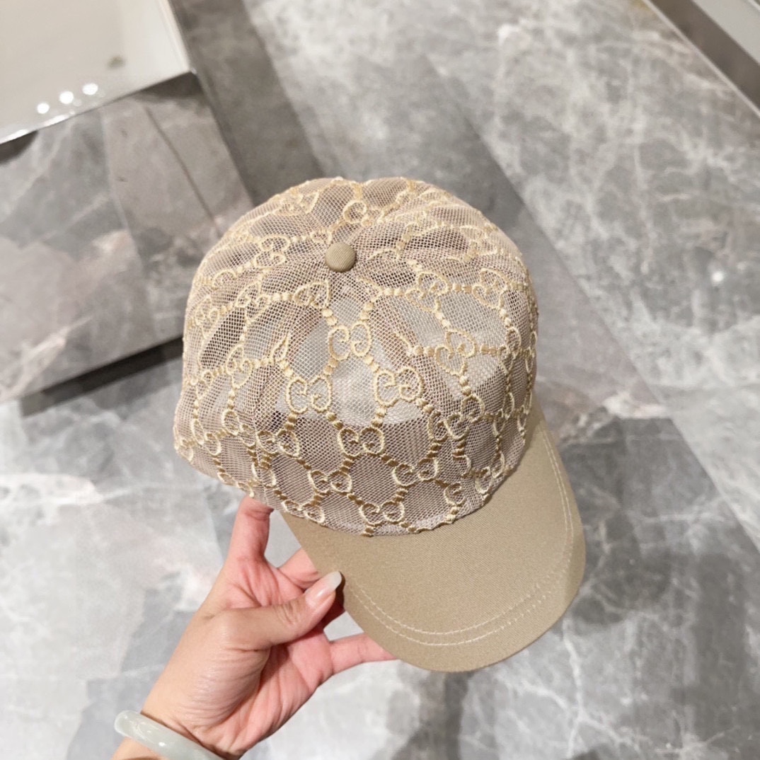 


GUCCI古奇 2025专柜新款简约刺绣款棒球帽，很潮！休闲运动款，经典制作，超级好搭衣服！