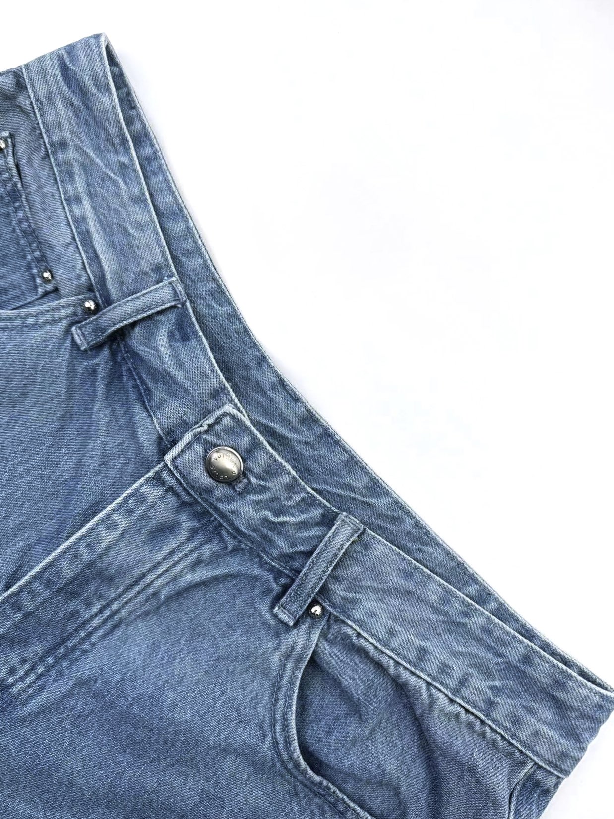 Louis Vuitton Distressed Monogram Jeans, Premium Denim, Ripped Details 3 i1738937193 6370 6
