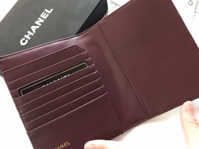 Chanel香奈儿 魚子酱牛皮護照包 高品質専柜款