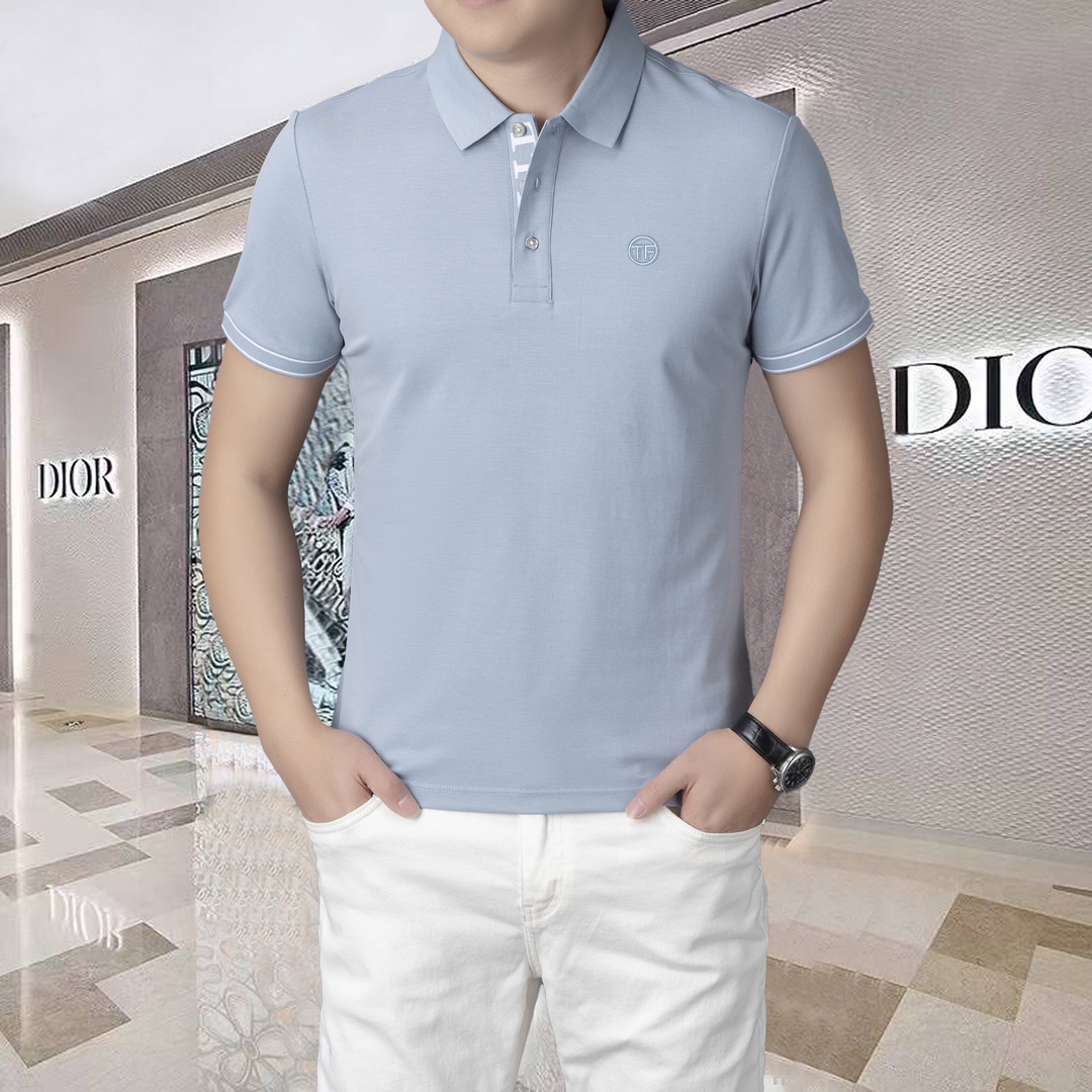 Tom Ford 2025 Summer Polo Shirt: Elegant Design, Premium Quality Fabric, Signature Brand Logo - 图片 4
