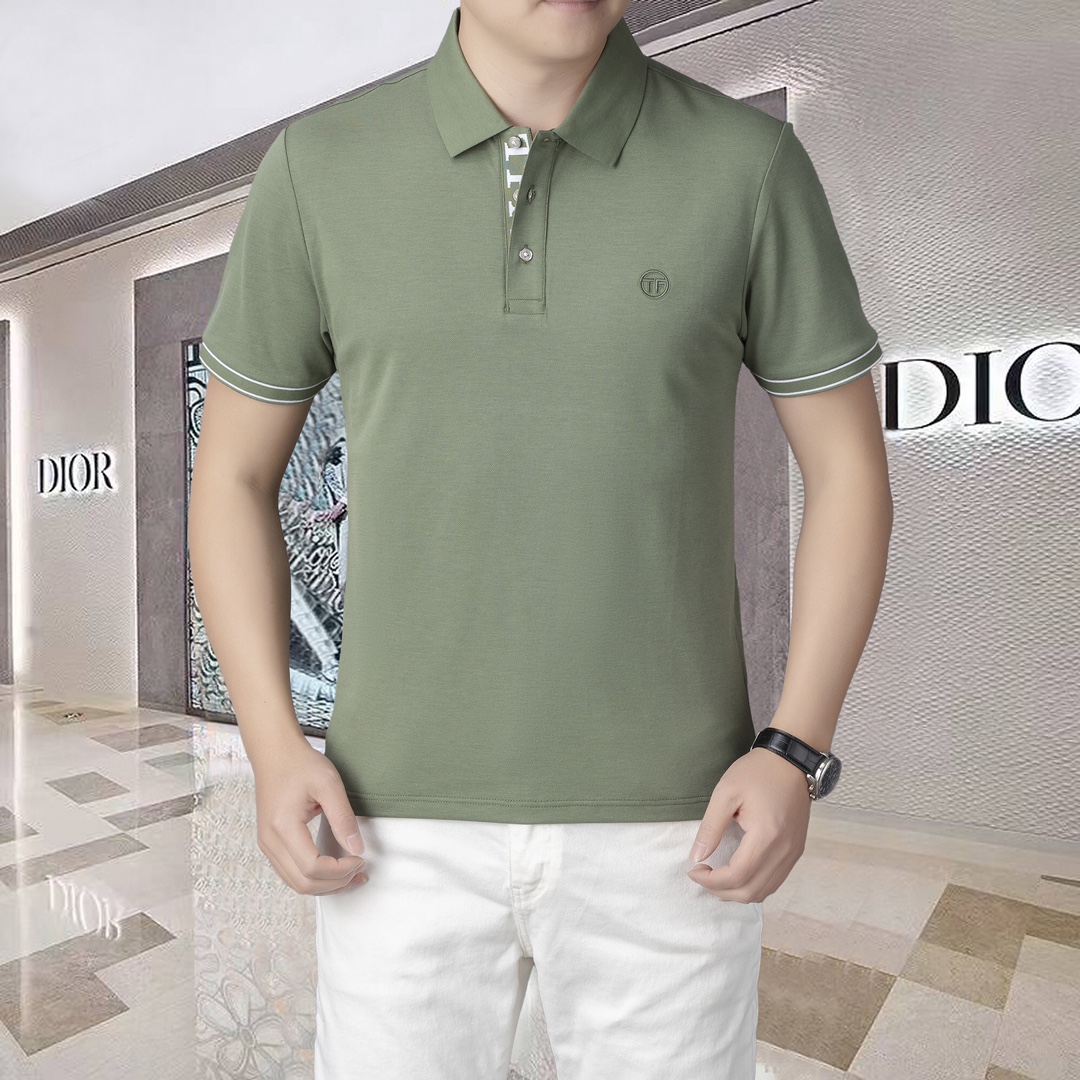 Tom Ford 2025 Summer Polo Shirt: Elegant Design, Premium Quality Fabric, Signature Brand Logo - 图片 3
