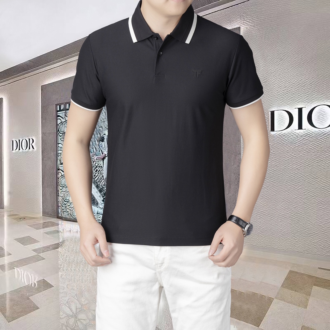 Tom Ford 2025 Summer Polo Shirt: Elegance Unleashed in Signature Style - 图片 2