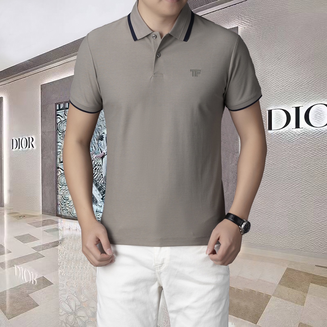 Tom Ford 2025 Summer Polo Shirt: Elegance Unleashed in Signature Style - 图片 5