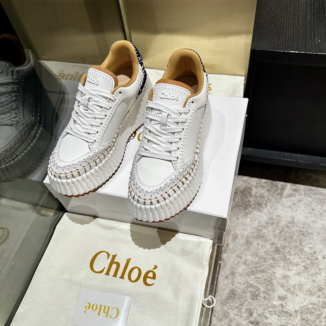 Chloé Handmade Stitching Casual Shoes - Comfortable & Durable 7 i1739021301 1684 5