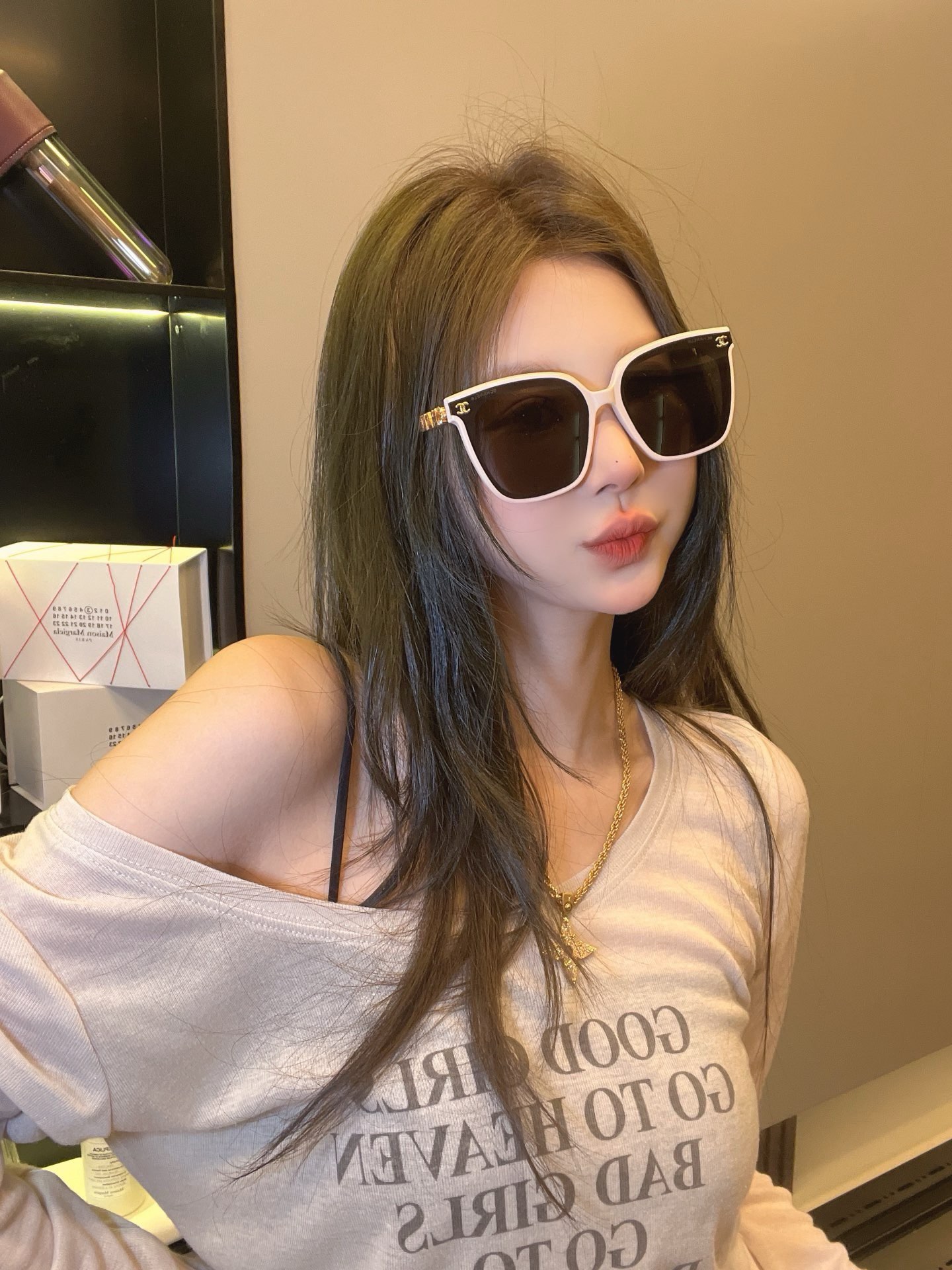  CHANE* 高版跑量价
MOD：ch6806 
SIZE： 66-17-145
上脸图