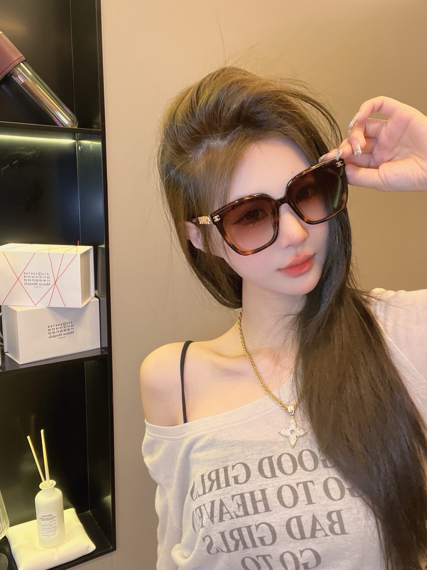  CHANE* 高版跑量价
MOD：ch6806 
SIZE： 66-17-145
上脸图