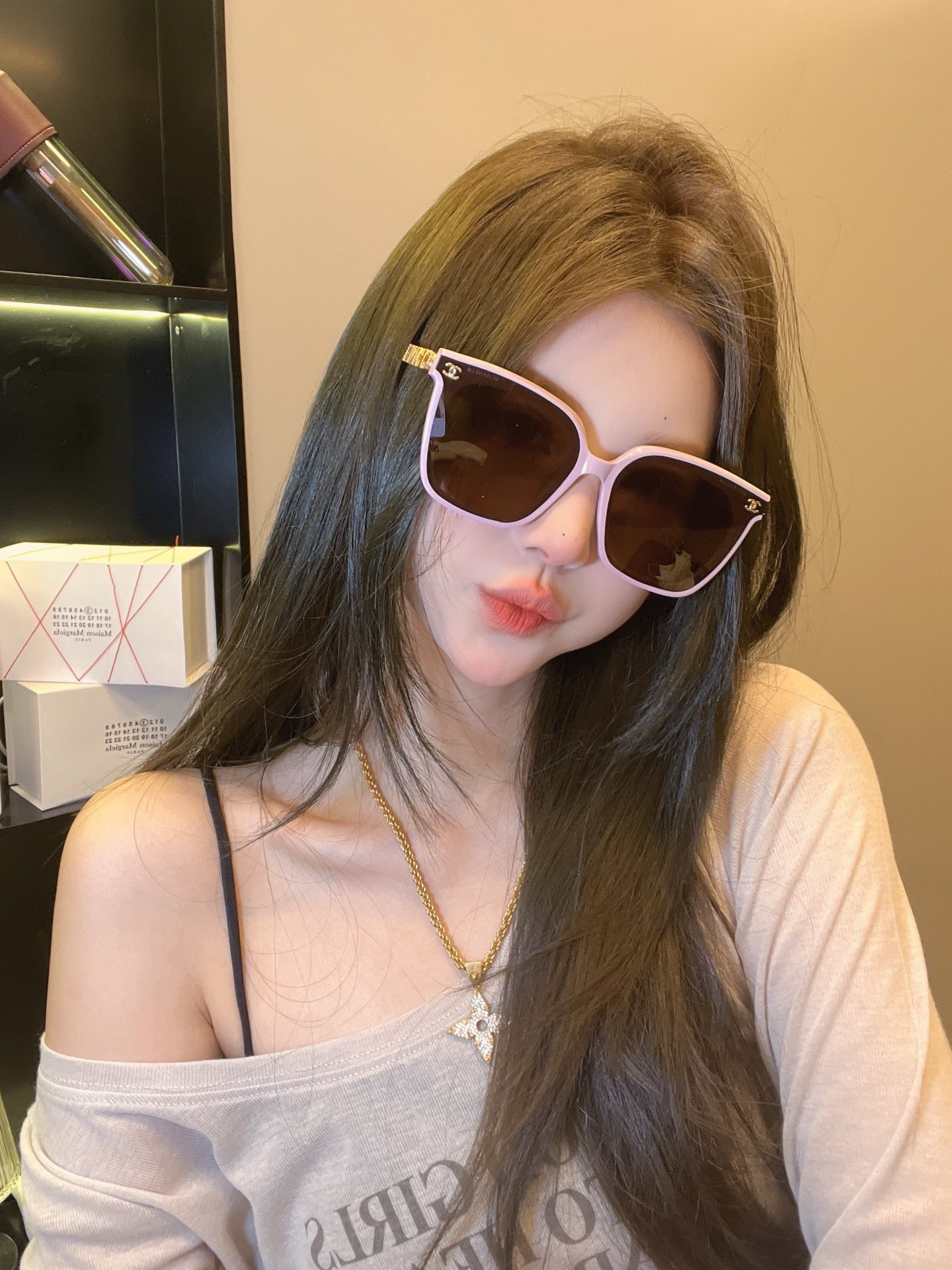  CHANE* 高版跑量价
MOD：ch6806 
SIZE： 66-17-145
上脸图