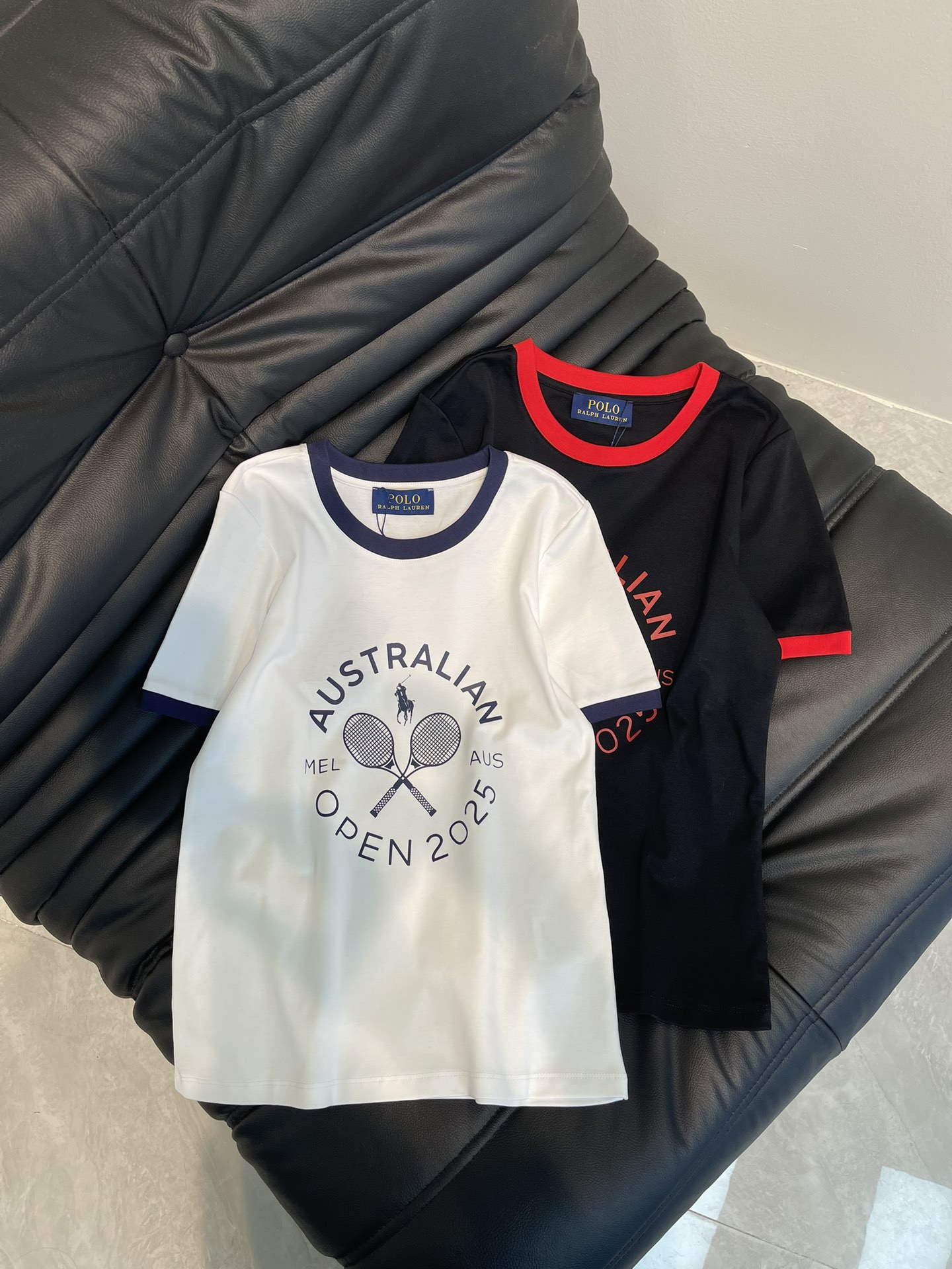 NO:314048,Ralph Laure* Polo25 spring and summer new contrast collar racket printed short-sleeved T-shirt, high-end imported pure cotton fabric, classic style, very beautiful upper body!  SML, loro piana, T-shirt,tees, t-shirt,alexander wang19860909Ralph Laure*拉夫polo25春夏新品撞色领球拍印花短袖T恤,高级进口纯棉面料,经典版型,上身非常漂亮！SML,,loro piana,T-shirt,tees，t-shirt,alexander wang,Women's clothing