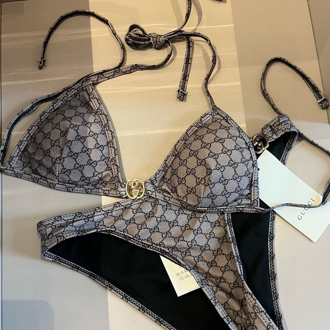 。

Gucci古奇比基尼👙，分体泳衣，S M L XL