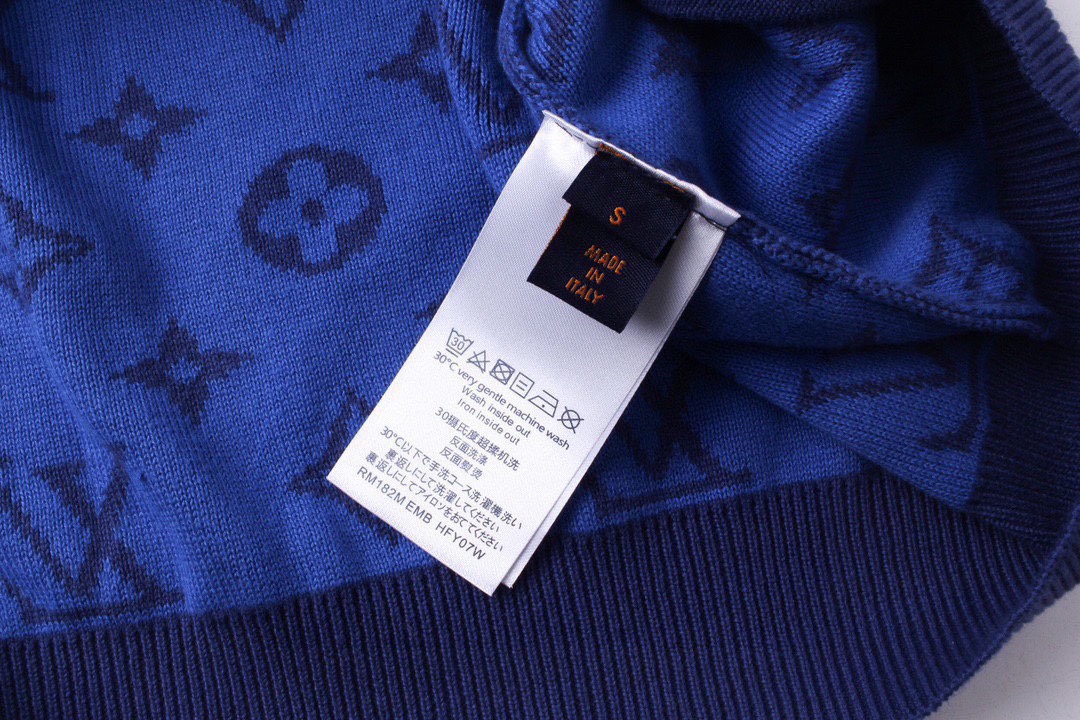 路易威登/Louis Vuitton 秋冬新款 联名老花太阳花针织开衫外套
