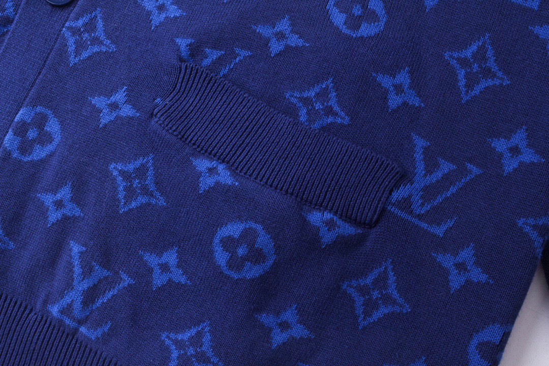 路易威登/Louis Vuitton 秋冬新款 联名老花太阳花针织开衫外套