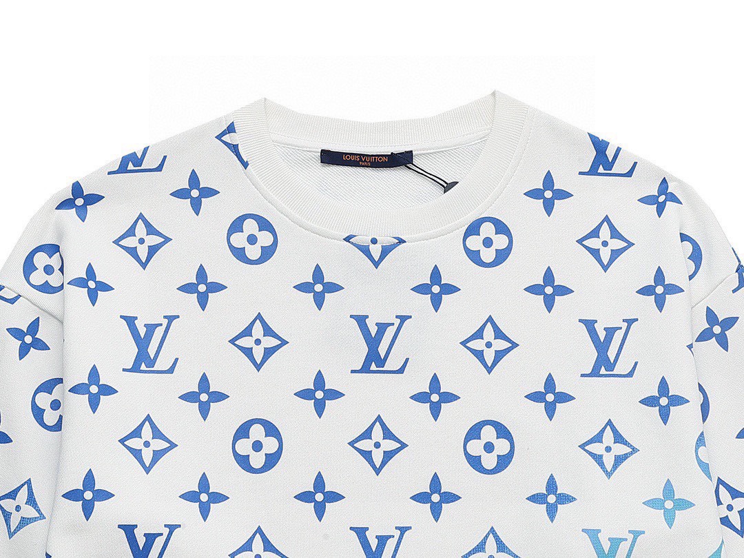 路易威登/Louis Vuitton 秋冬新品 炫彩满印老花圆领卫衣