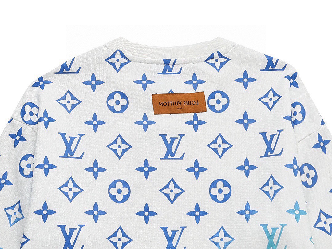 路易威登/Louis Vuitton 秋冬新品 炫彩满印老花圆领卫衣