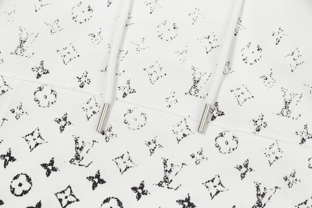 路易威登/Louis Vuitton 秋冬新品 老花半身渐变印花连帽卫衣