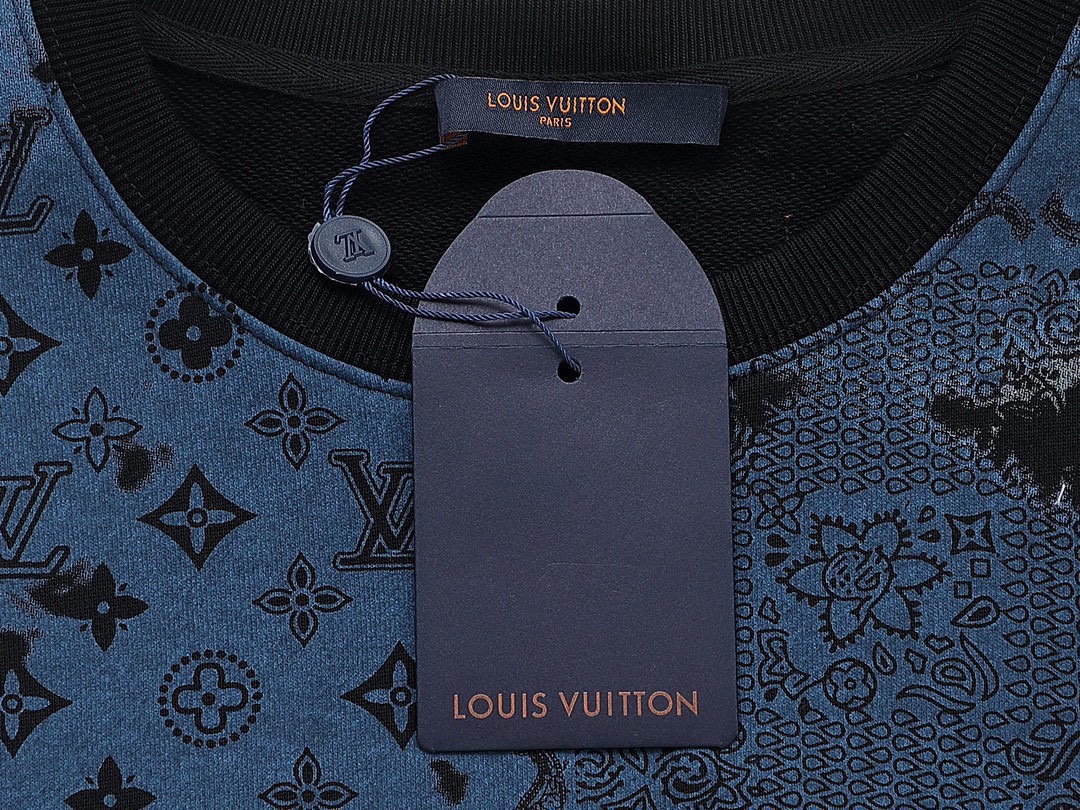 路易威登/Louis Vuitton 秋冬新品 重工直喷腰果花圆领卫衣