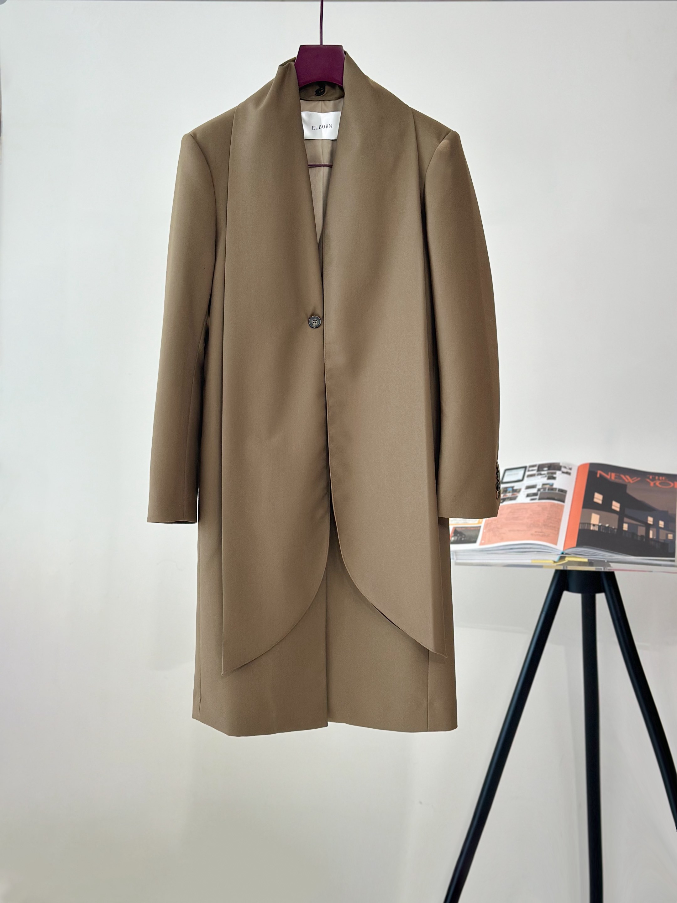 NO:315304,New ELBORNTThe row style 25 early spring removable scarf long blazer Large products have been released SML, Jackets & coats, business suit, alexander wang19860909新款 ELBORNThe row风 25早春 可拆卸围巾长款西装外套 大货已出SML,,jackets & coats,business suit,alexander wang,Women's clothing