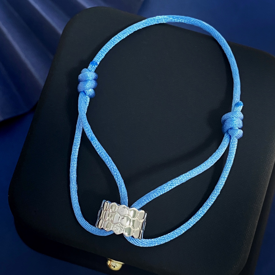 Luxury Jewelry Collection: Silver SM80, Jean-México, Chaumet Hexagone, Hand-Made Red Rope & Brass Gold Pieces - 图片 6