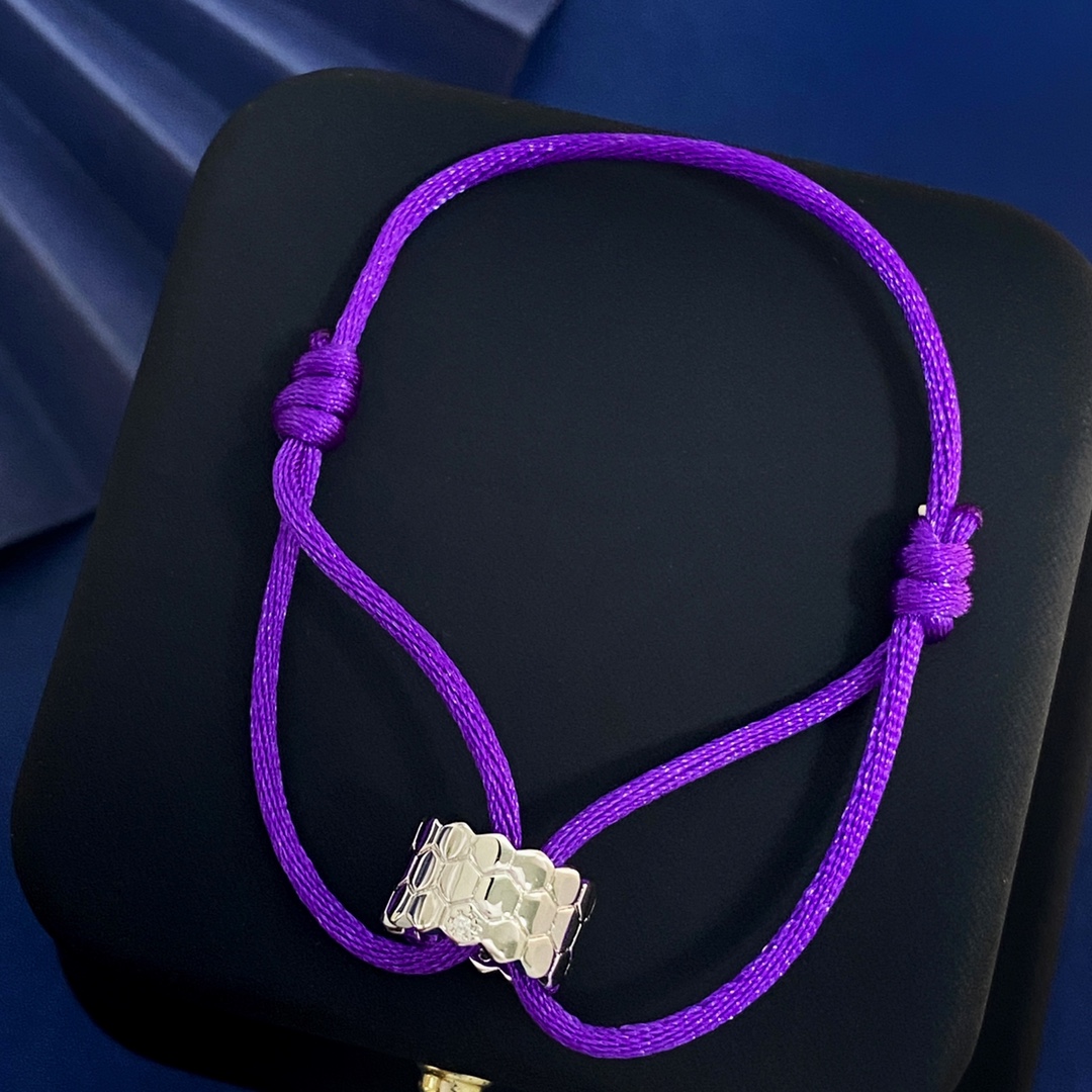 Luxury Jewelry Collection: Silver SM80, Jean-México, Chaumet Hexagone, Hand-Made Red Rope & Brass Gold Pieces - 图片 2