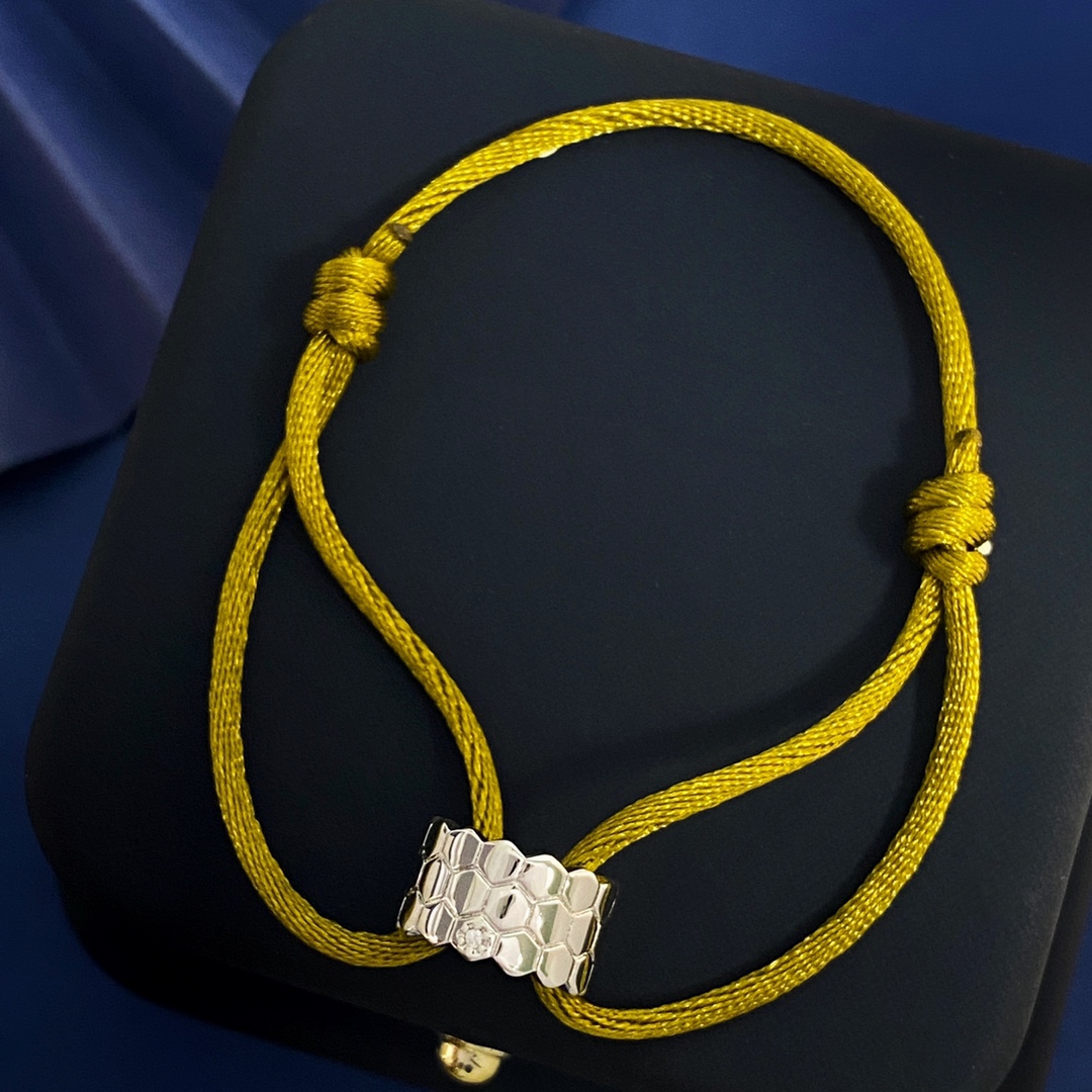 Luxury Jewelry Collection: Silver SM80, Jean-México, Chaumet Hexagone, Hand-Made Red Rope & Brass Gold Pieces - 图片 5