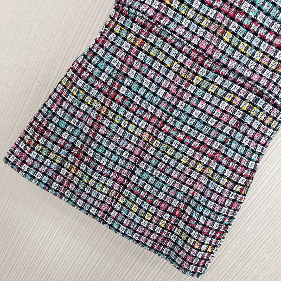 Elegant Plaid Sequin Vest Dress - Spring Collection, Flattering Fit 9 i1739261159 8377 7