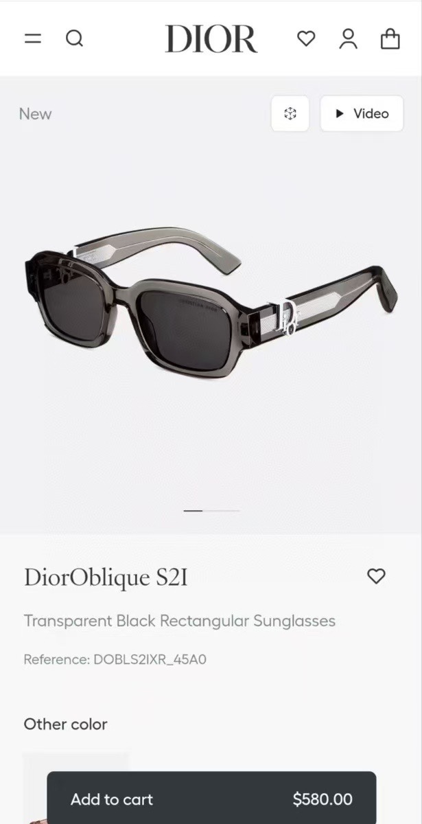 ‼️ 官网图 DIO*🌟🌟🌟MODEL：DiorOblique  S2I🌟🌟🌟