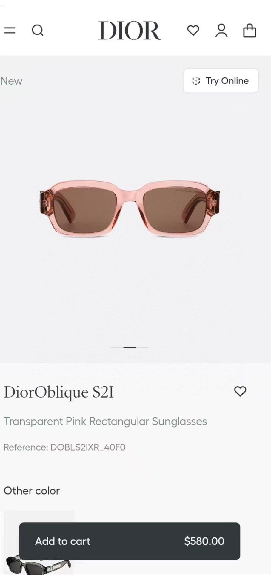 ‼️ 官网图 DIO*🌟🌟🌟MODEL：DiorOblique  S2I🌟🌟🌟
