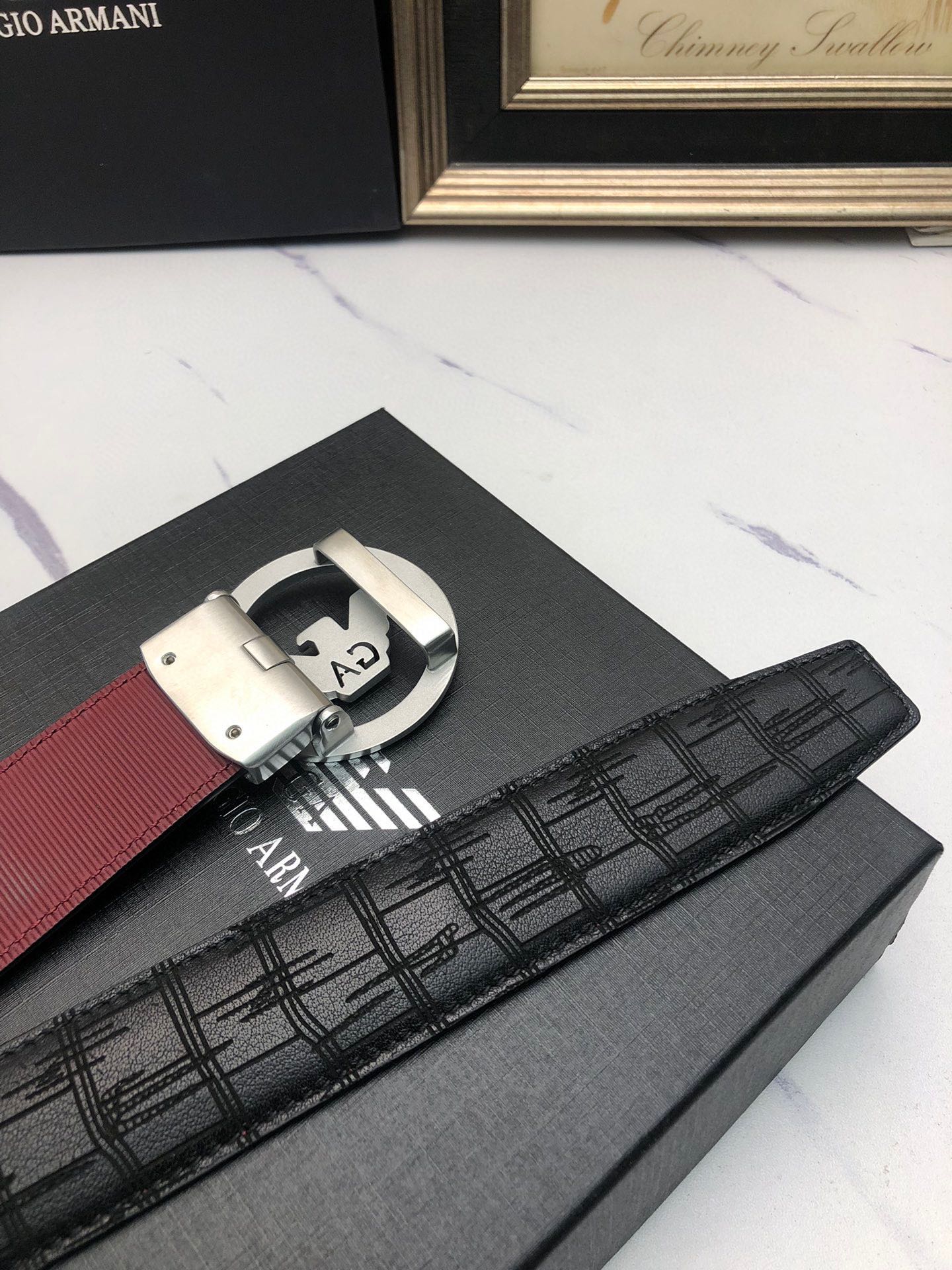 Italian-made Amani Automatic Belts: Genuine Oxen Skin, Tailorable, Exclusive Design - 图片 7