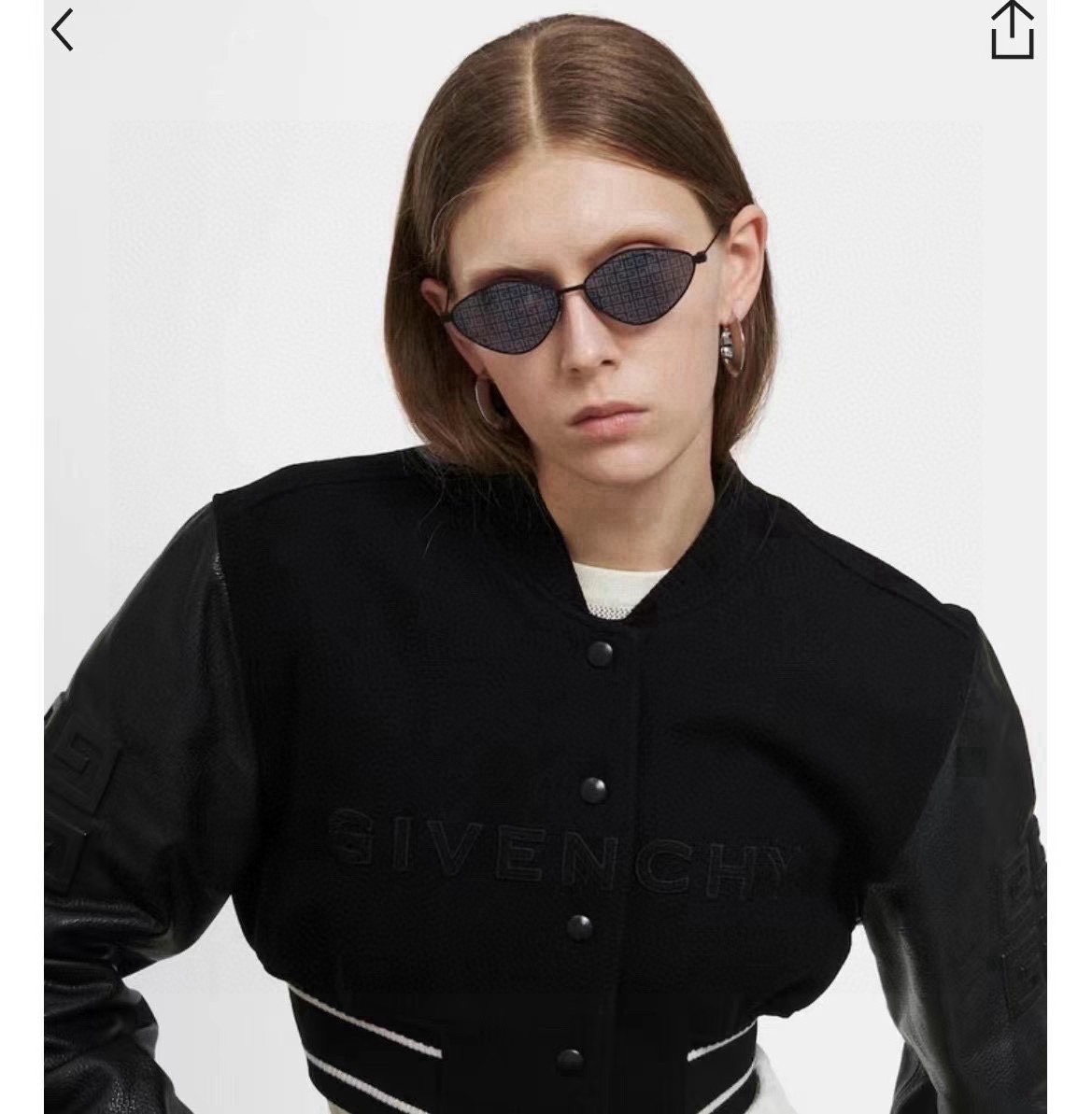  ‼️ 模特图 Givenchy*纪梵希限定系列~今年非常流行的猫眼镜框 原版五金辅料🔝
Model G