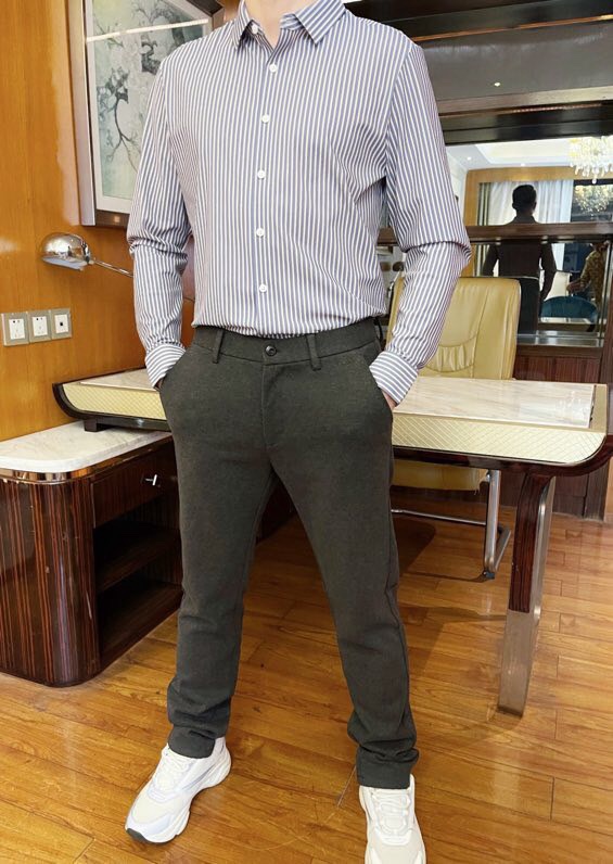 NO:116100,Jenia-2025 counter latest hot shirts are shipped, hot-selling items in European and American counters!  Selected Italian imported tensile   recycled fiber with the latest design, blue and white contrasting stripes show elegance, business and casual boutique. Number 48-56 (model 173/130 wears 48, with Hong Kong Lane Crawford gift box packaging), zegna, alexander wang19860909杰尼亚-2025专柜最新爆款衬衣出货 欧美专柜热销单品！精选意大利进口天丝 再生纤维搭配最新的设计,蓝白撞色条纹相当彰显雅致 商务休闲精品.码数48-56（模特173/130穿48、配香港连卡佛礼盒包装）,,zegna,alexander wang,Men's clothing