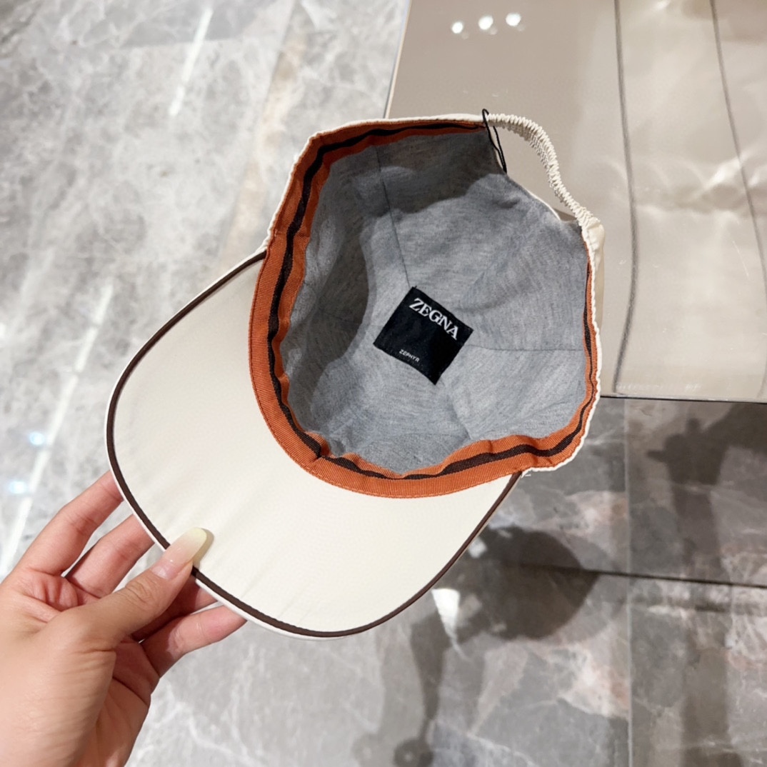 💰78 ZEGNA, NEW, HIGH-QUALITY BASEBALL CAPS, BIG SYNCHRONOUS, PERFECT MATCH - 图片 9