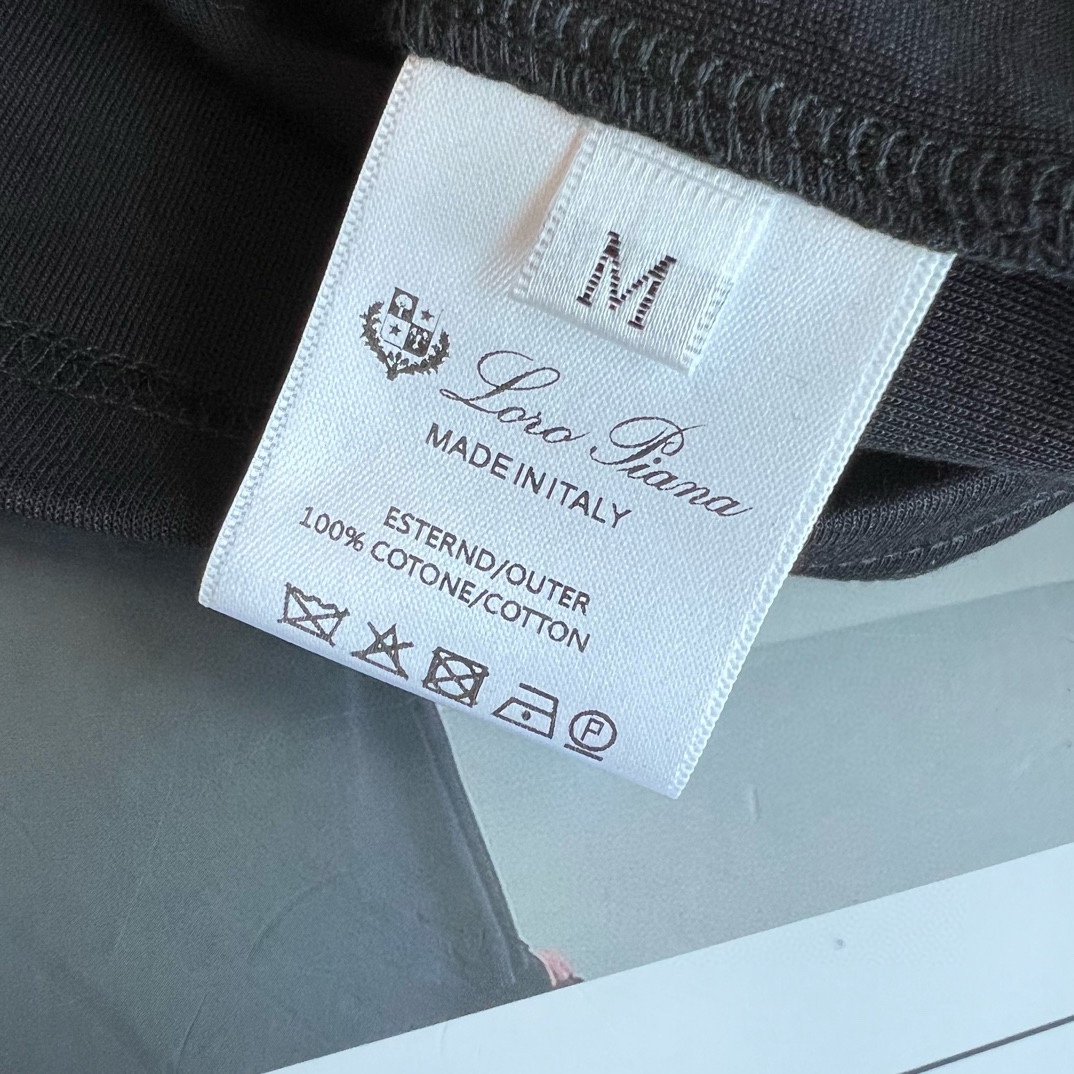 LoroPiana 100% Cotton T-shirt Collection for Spring and Summer Essentials - 图片 3