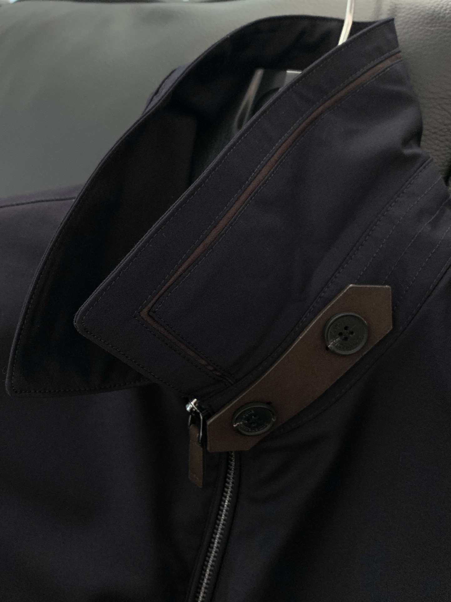 ，杰尼亚 Zegna，2025春季最新品，专柜同步有售，原单狠货，时尚休闲夹克翻领外套，采用进口原版面料