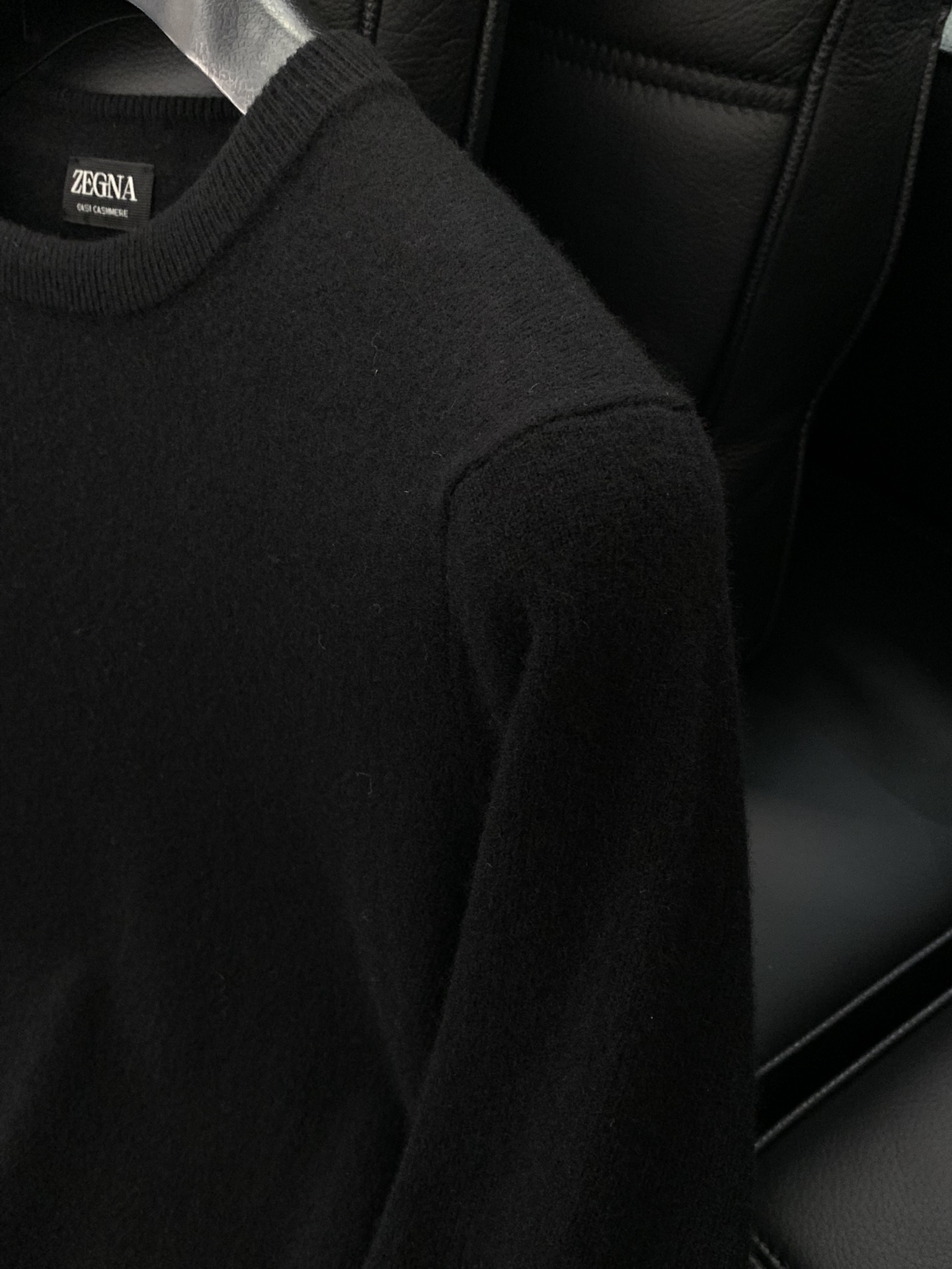 ，杰尼亚 Zegna，2025春季最新品，专柜同步有售，原单狠货，时尚休闲圆领长袖针织毛衣，采用进口原版