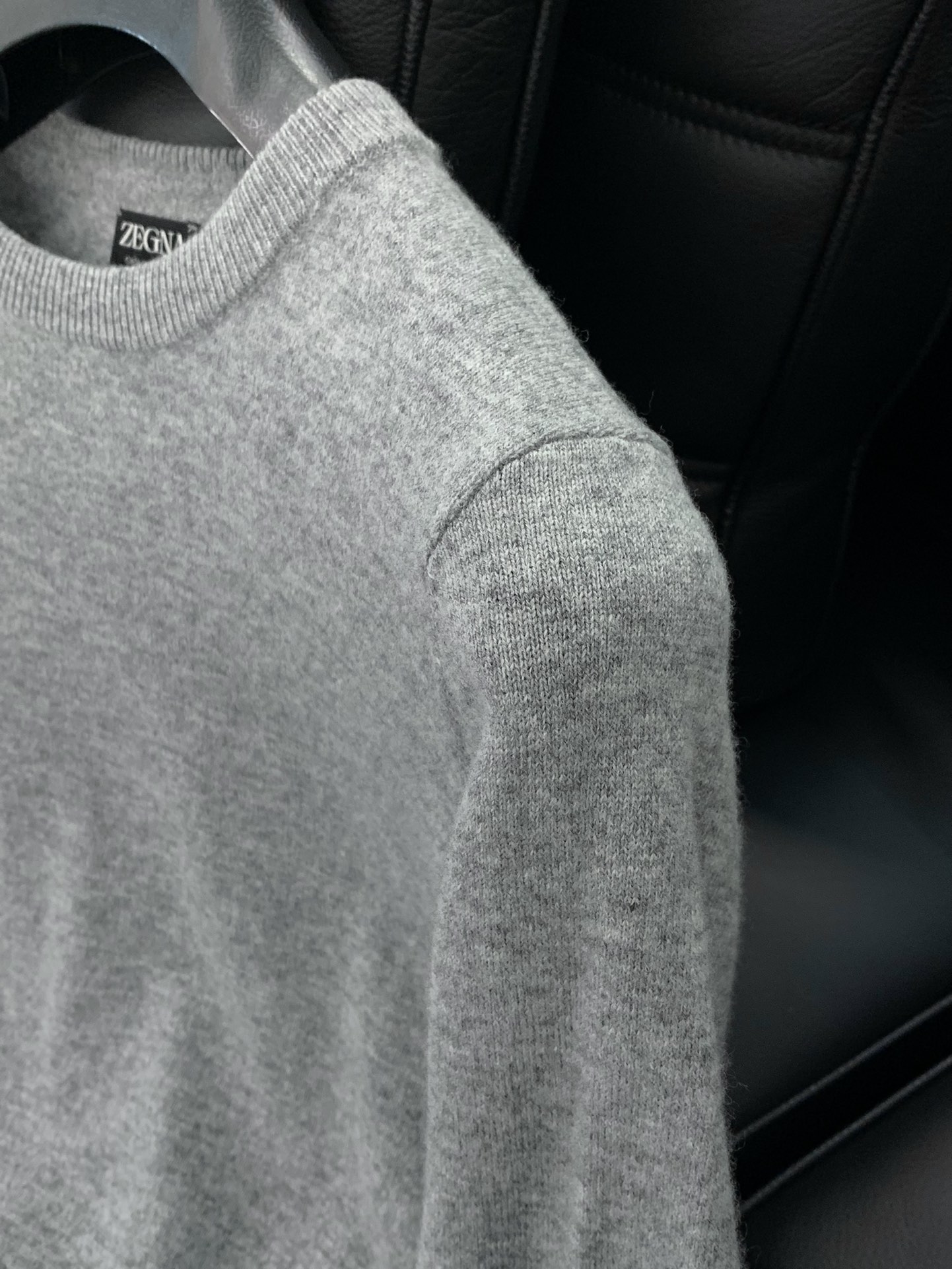 ，杰尼亚 Zegna，2025春季最新品，专柜同步有售，原单狠货，时尚休闲圆领长袖针织毛衣，采用进口原版