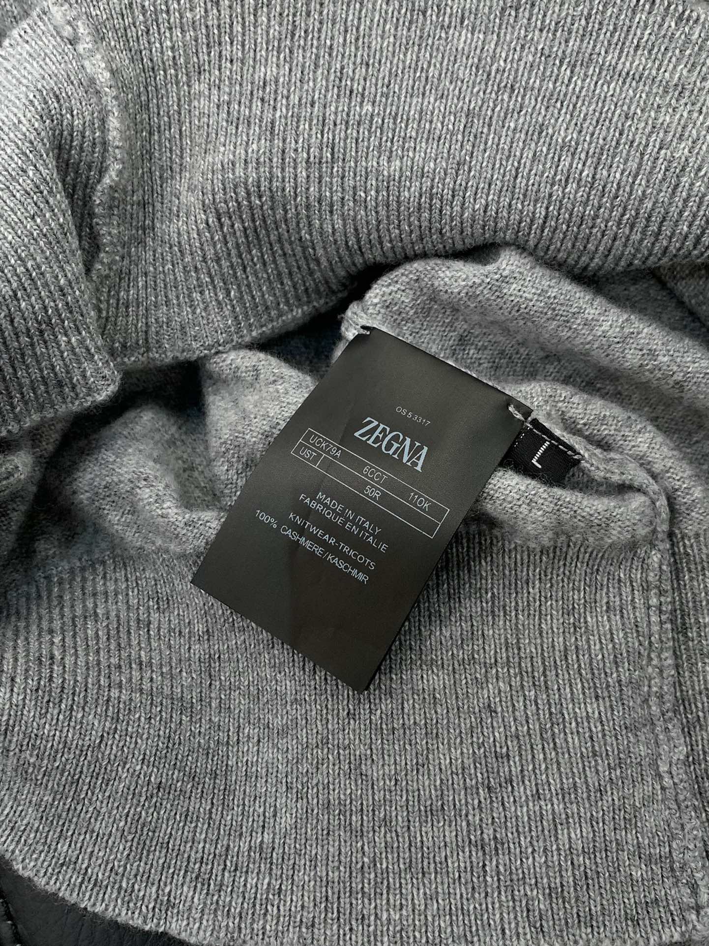 ，杰尼亚 Zegna，2025春季最新品，专柜同步有售，原单狠货，时尚休闲圆领长袖针织毛衣，采用进口原版