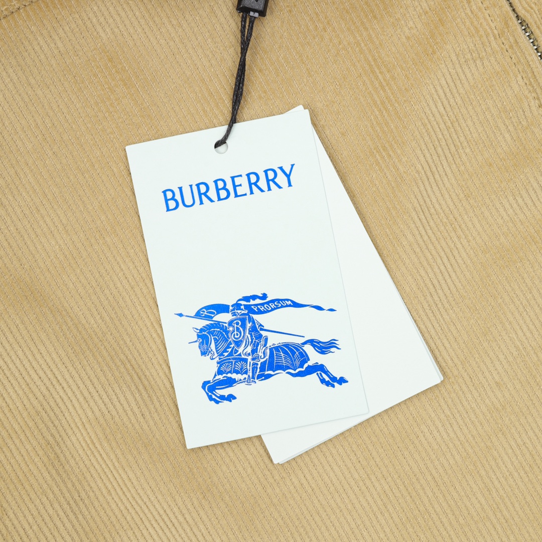 Burberry/巴宝莉 灯芯绒格子夹克外套