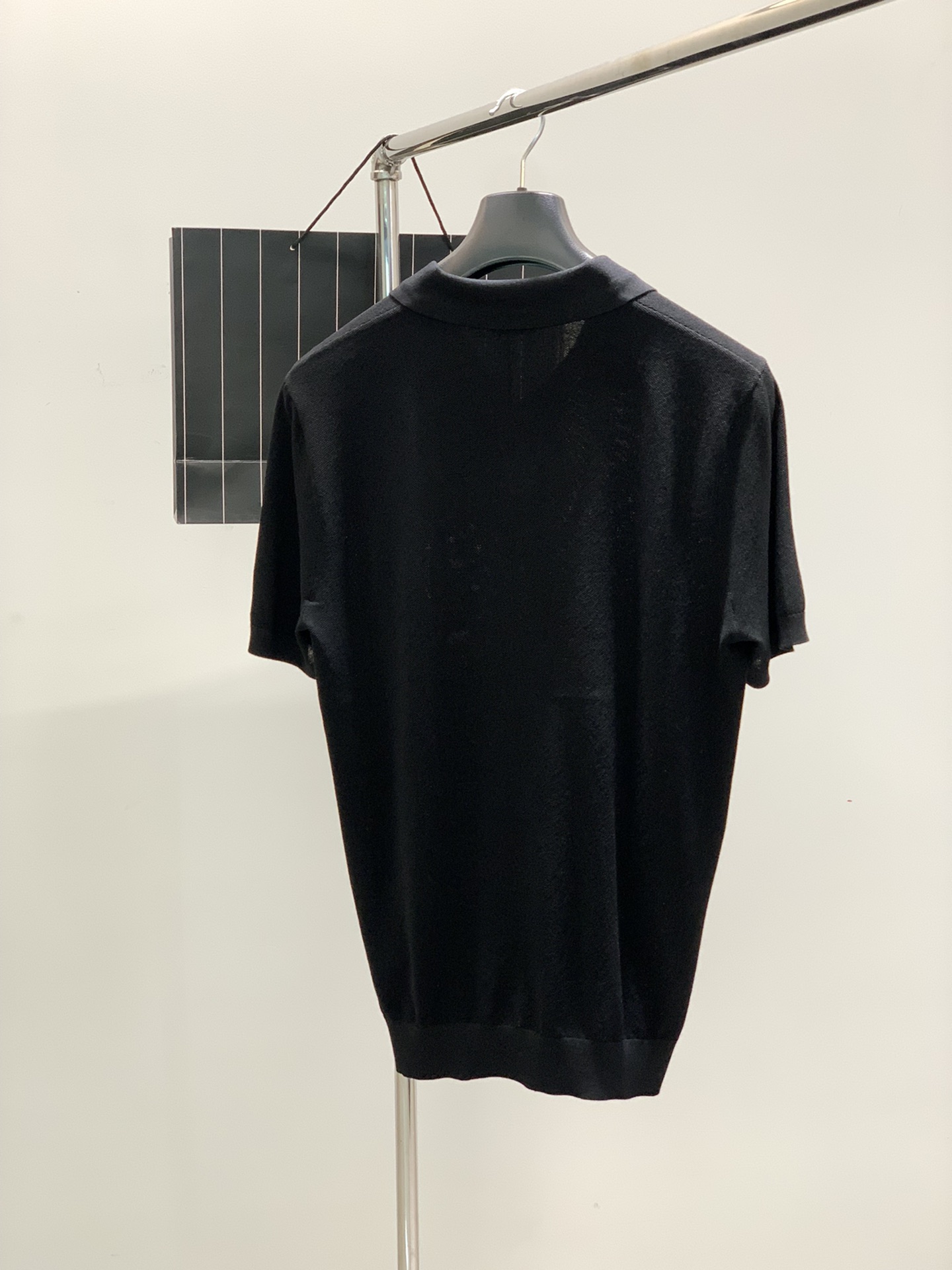，杰尼亚 Zegna，2025春夏最新品，专柜同步有售，原单狠货，时尚休闲翻领针织短袖T恤，采用进口原版