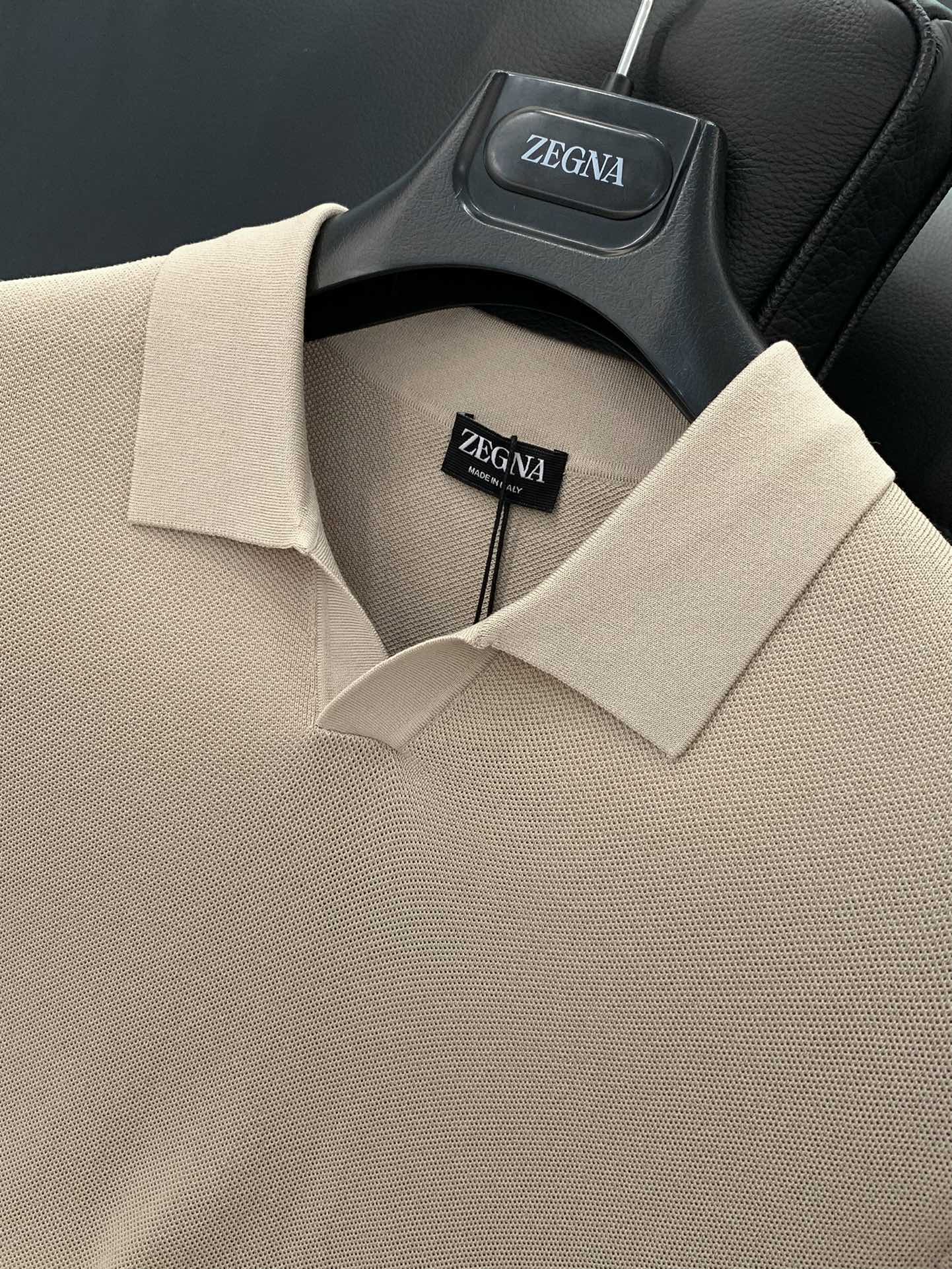 ，杰尼亚 Zegna，2025春季最新品，专柜同步有售，原单狠货，时尚休闲圆领长袖针织毛衣，采用进口原版