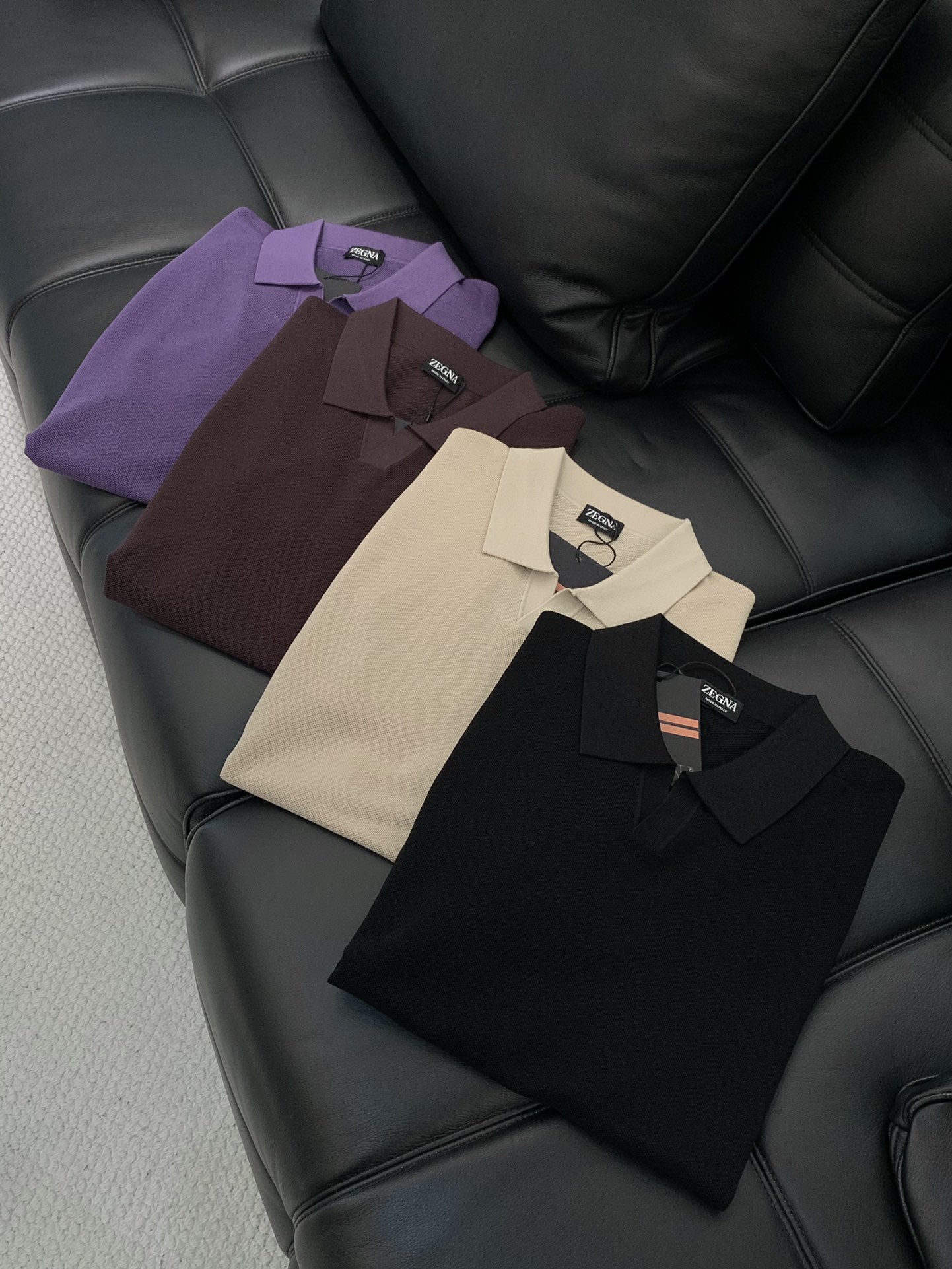 ，杰尼亚 Zegna，2025春季最新品，专柜同步有售，原单狠货，时尚休闲圆领长袖针织毛衣，采用进口原版