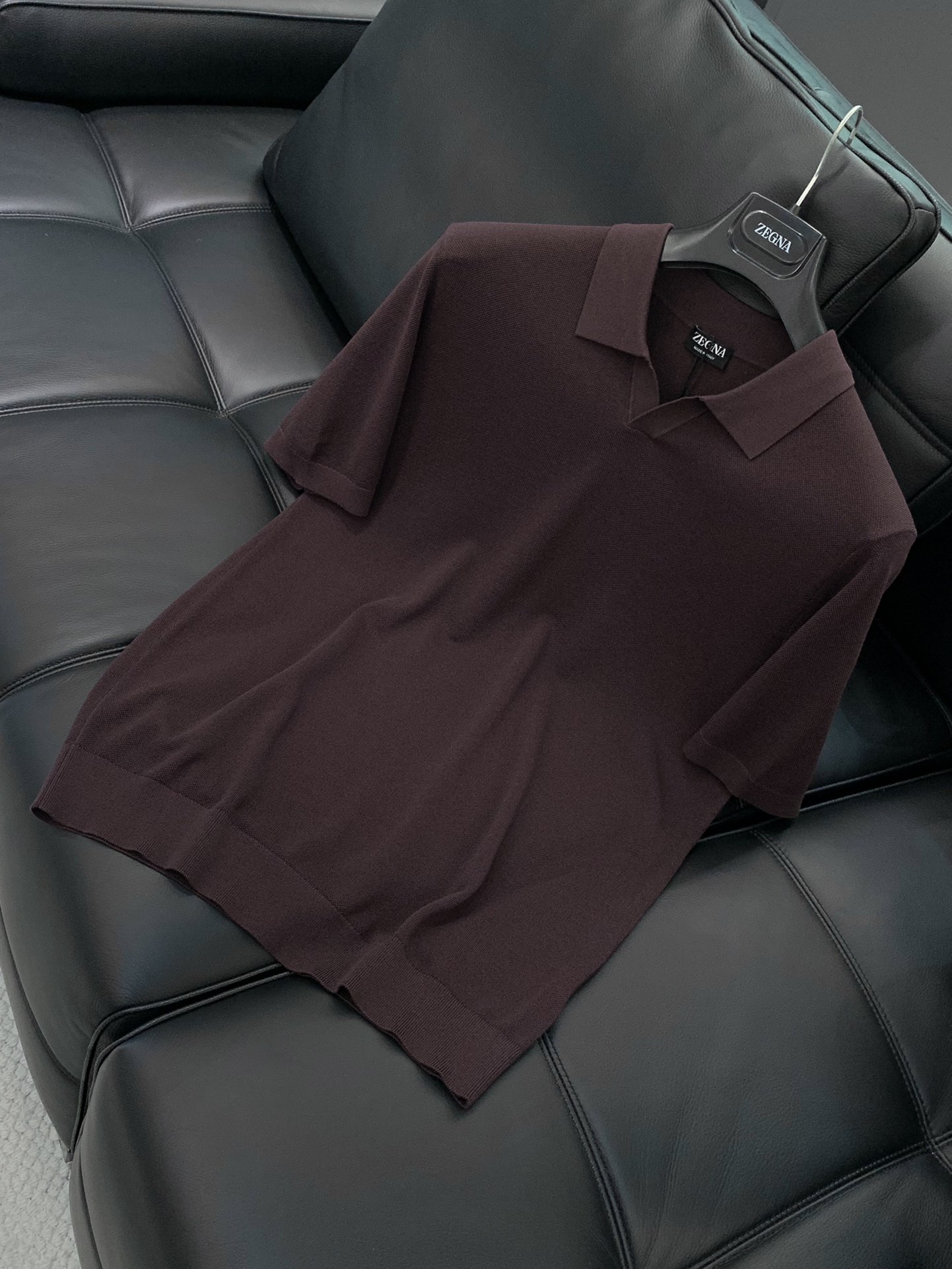 ，杰尼亚 Zegna，2025春季最新品，专柜同步有售，原单狠货，时尚休闲圆领长袖针织毛衣，采用进口原版