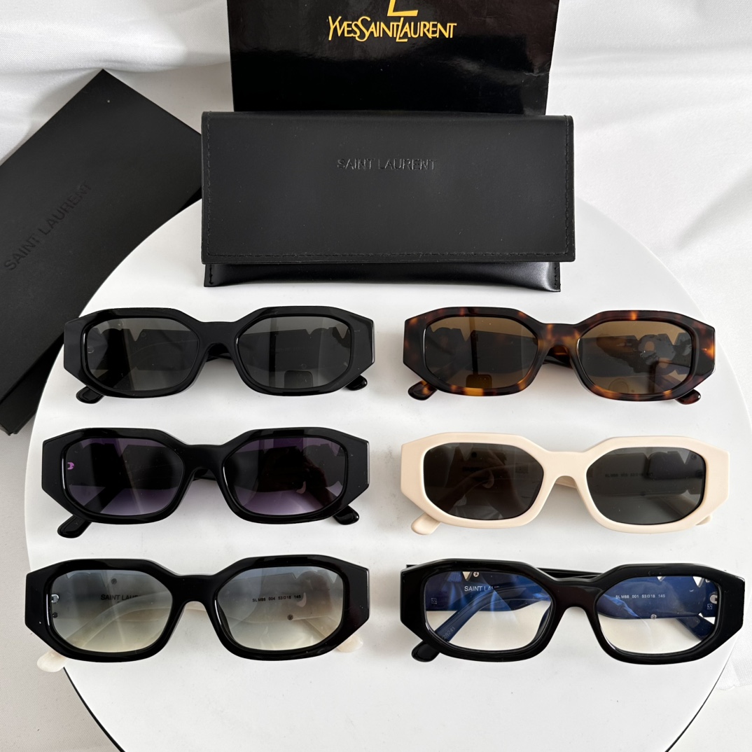  ‼️ 模特图 SAINT LAURENT . 𝑦𝑠𝑙新品
SL M88
腿上刻印SAINT LAURE