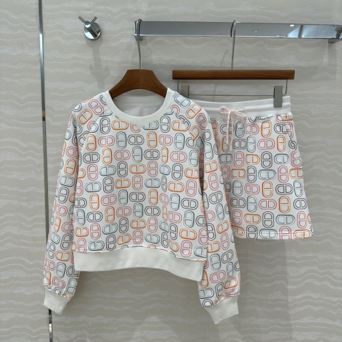Chaine d'Ancre Print Cotton Set - Sweatshirt and Drawstring Mini Skirt 1 Chaine d'Ancre Print Cotton Set - Sweatshirt and Drawstring Mini Skirt