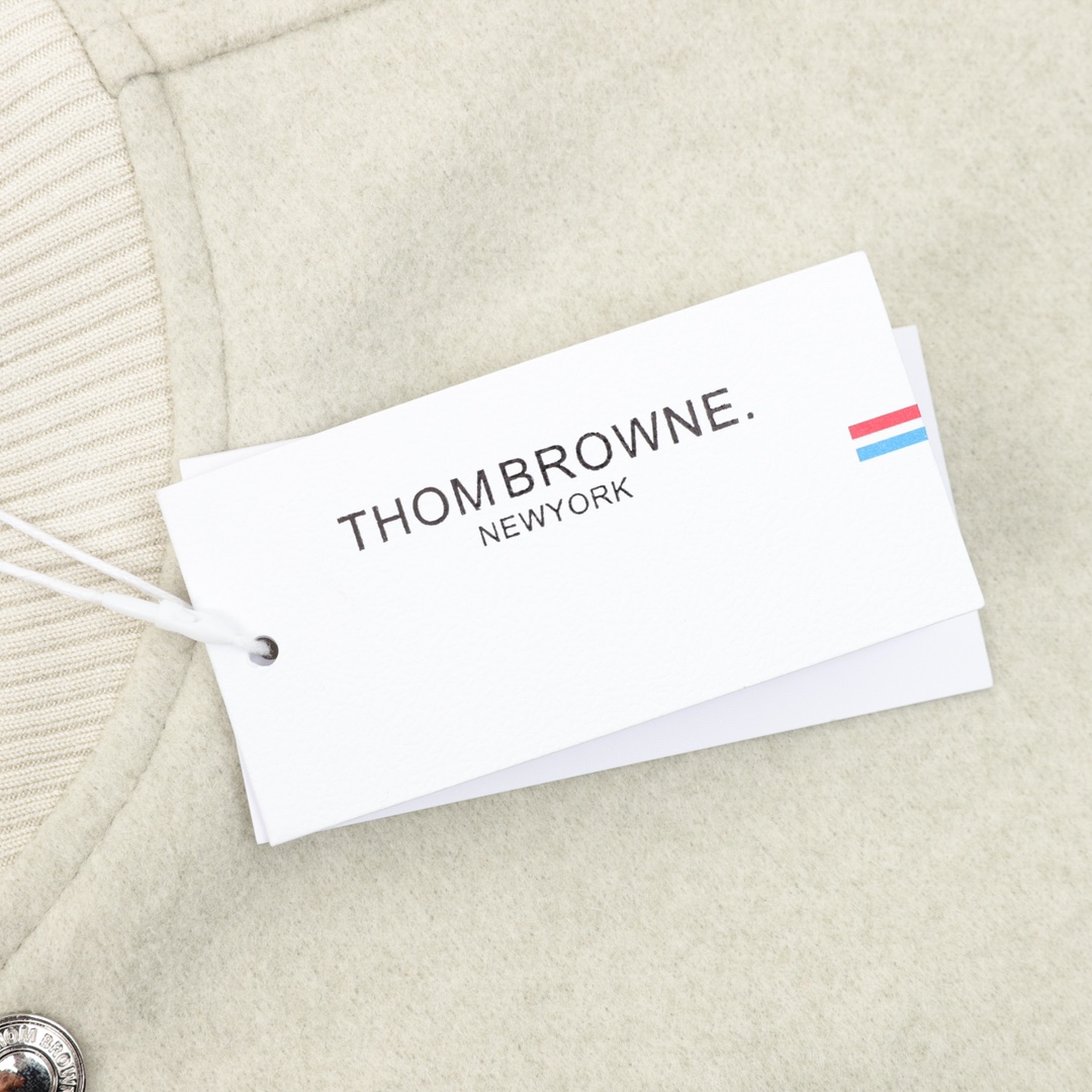 Thom Browne/汤姆布朗 拼接四杠棒球服夹克外套