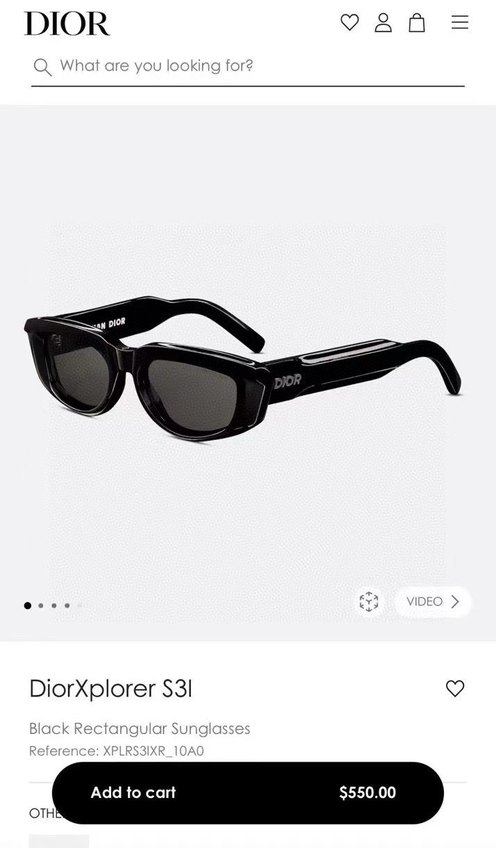 ‼️ 官网图 DIOR
MODEL：CDIOR S3I
SIZE：53口19-145