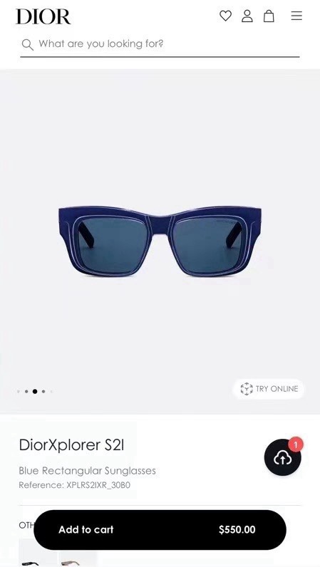  ‼️ 模特图 DIOR🌟🌟🌟Dior XPlorer S2F🌟🌟🌟SIZE：50口18-145🌟🌟🌟