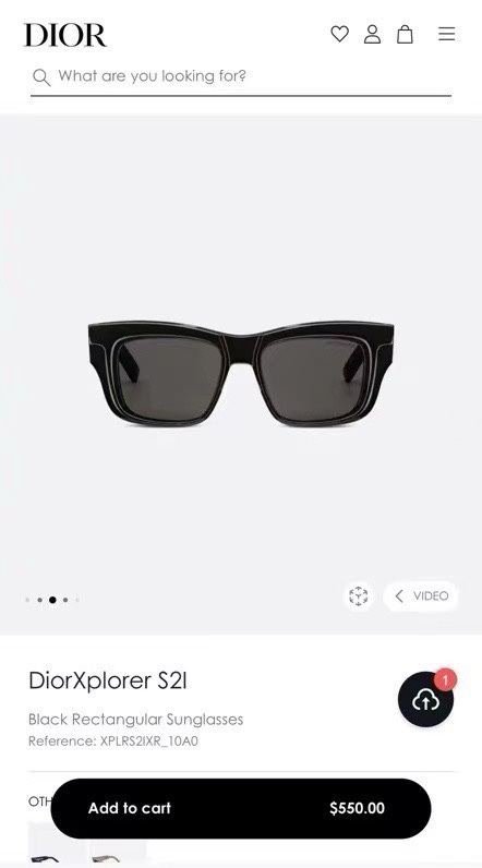  ‼️ 模特图 DIOR🌟🌟🌟Dior XPlorer S2F🌟🌟🌟SIZE：50口18-145🌟🌟🌟