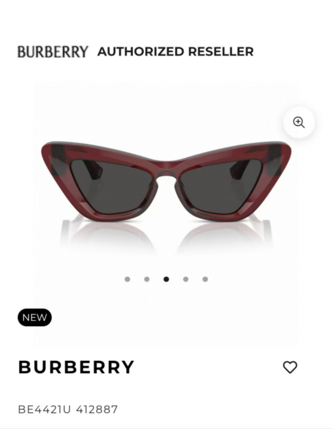  ‼️ 官网图 BURBERR*✨ 巴家 BE4421U Size：51口18-130 女款太阳眼镜得意