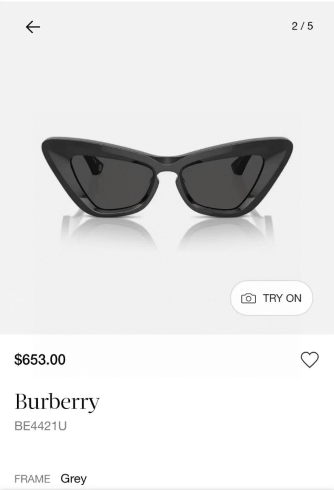 ‼️ 官网图 BURBERR*✨ 巴家 BE4421U Size：51口18-130 女款太阳眼镜得意