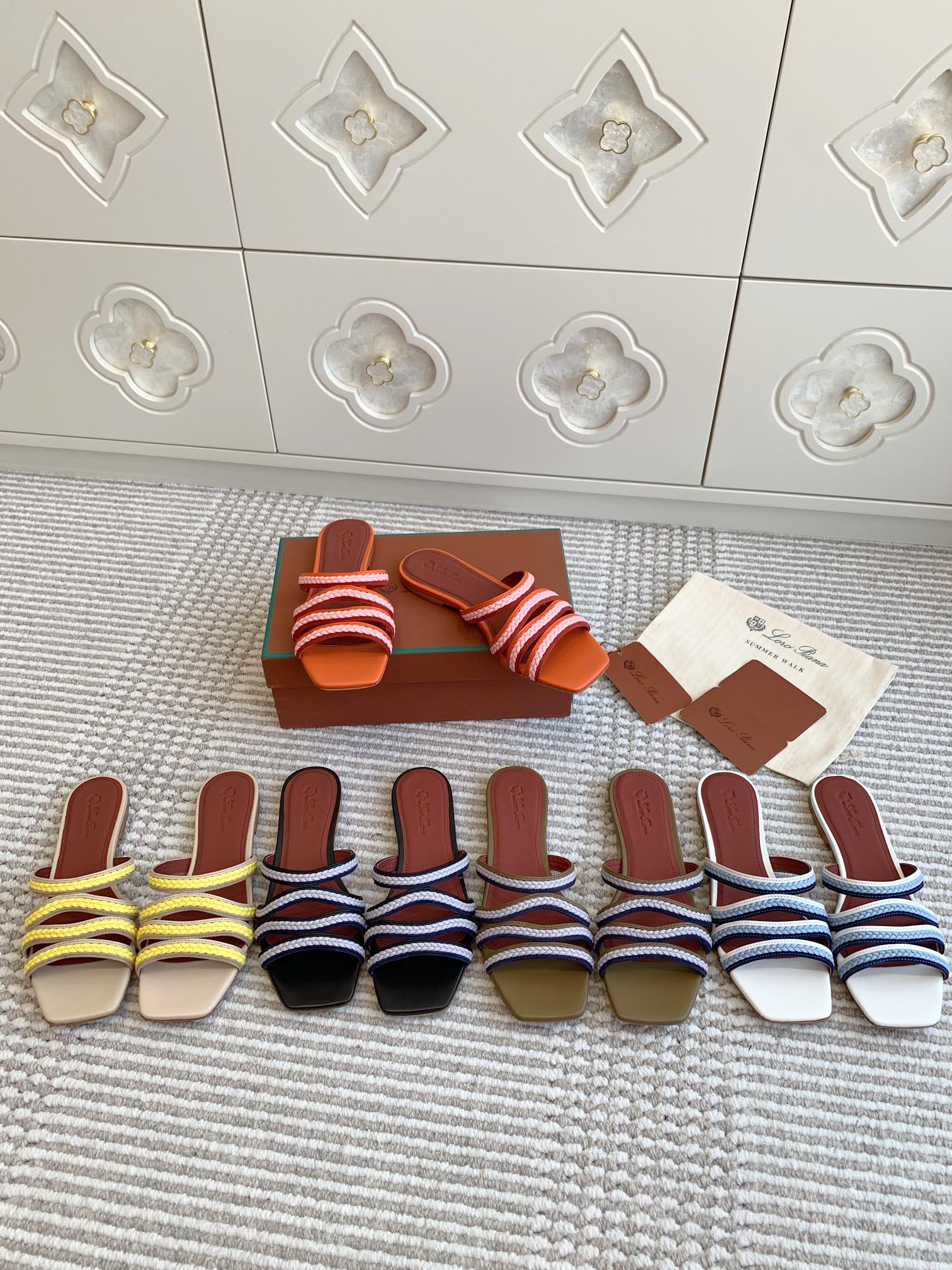 NO:164697,————L·Woven Roman slippers·35-42, slippers, loro piana, slippers19860909————L·编织罗马拖鞋·35-42,拖鞋,loro piana,slippers,Women's Shoes